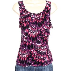 Trina Turk silk sleeveless top size S